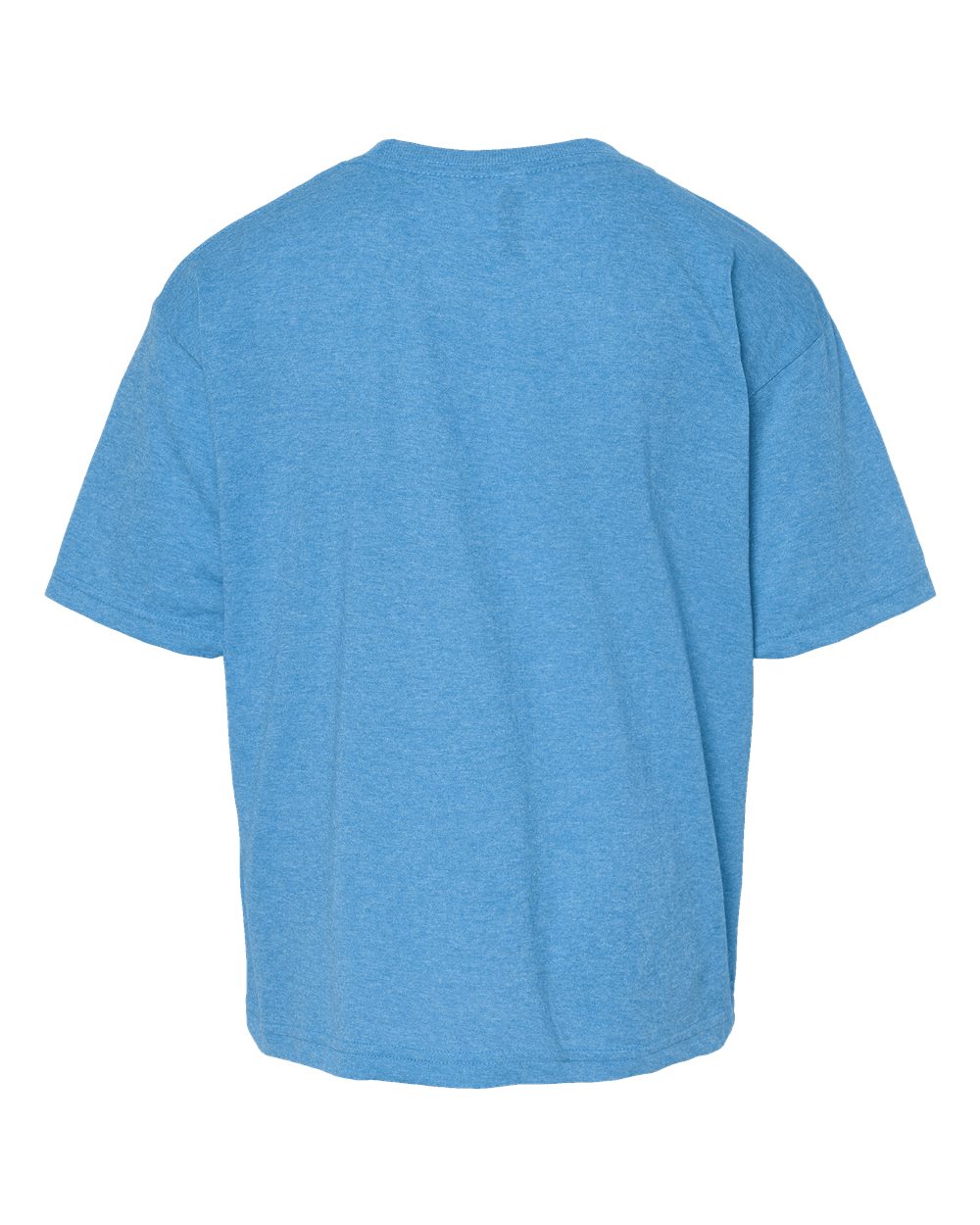 Youth Gold Soft Touch T-Shirt - Back - B01842912 - Heather Turquoise