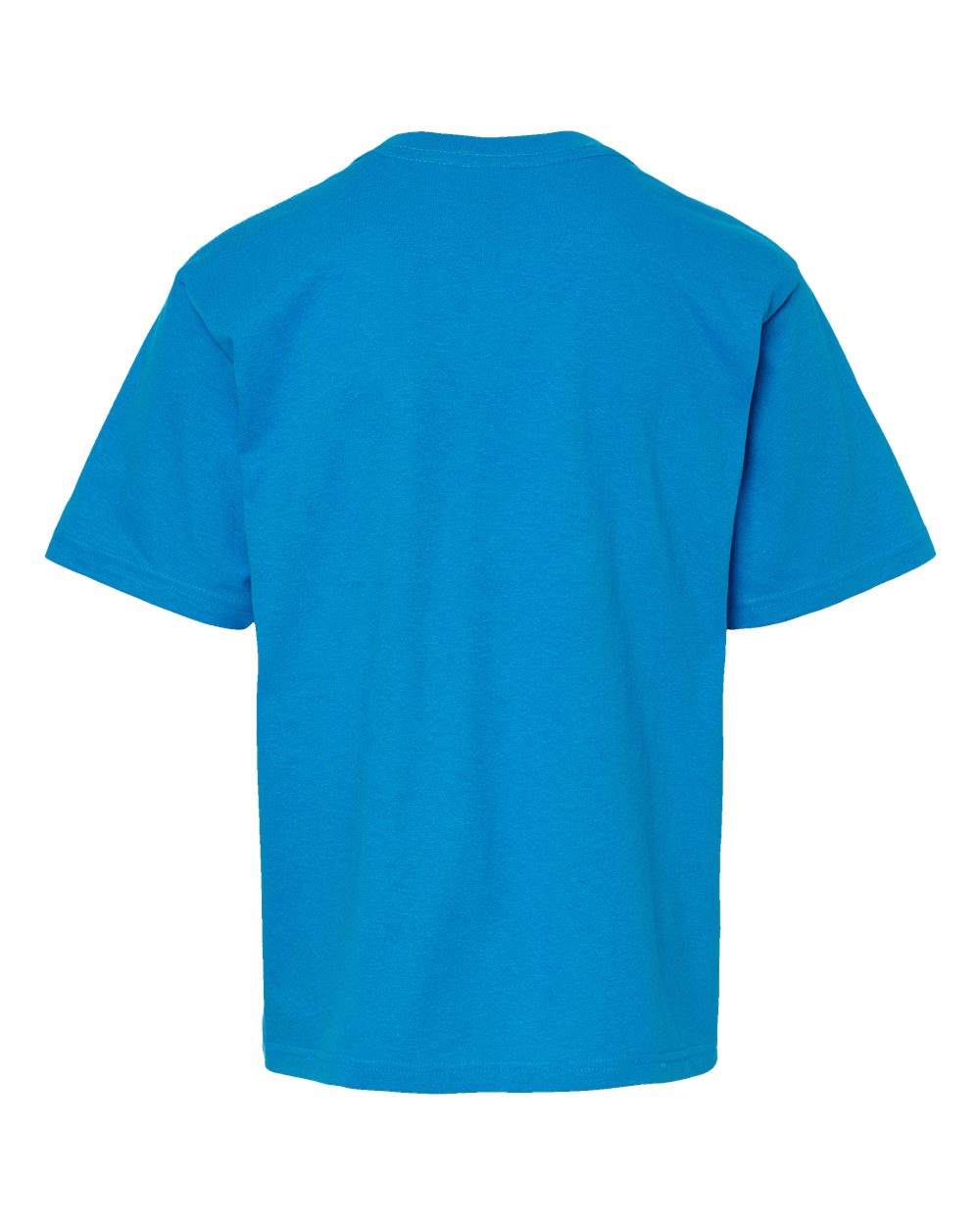 Youth Gold Soft Touch T-Shirt - Back - B01842962 - Turquoise