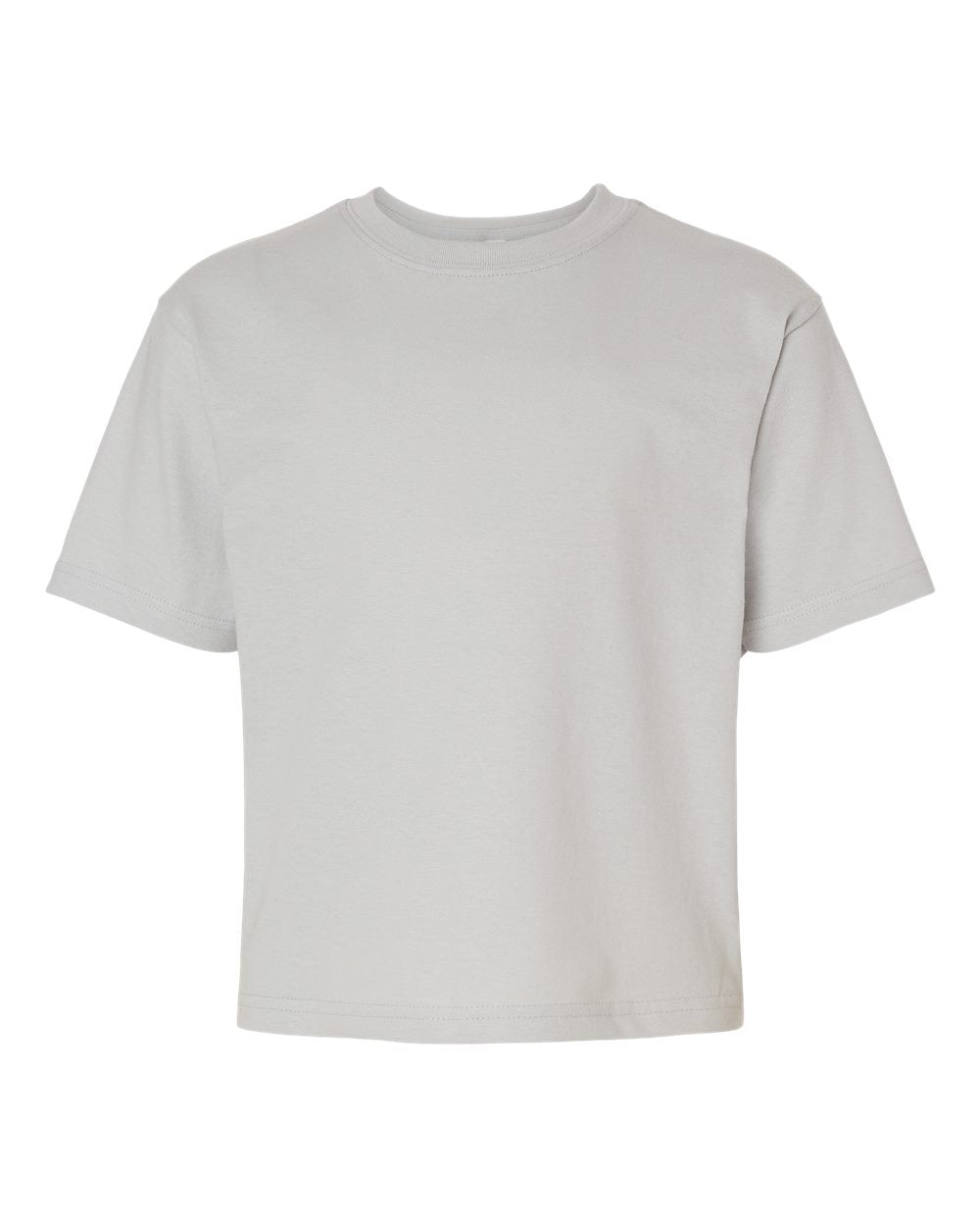 Youth Gold Soft Touch T-Shirt - Front - B01842122 - Platinum