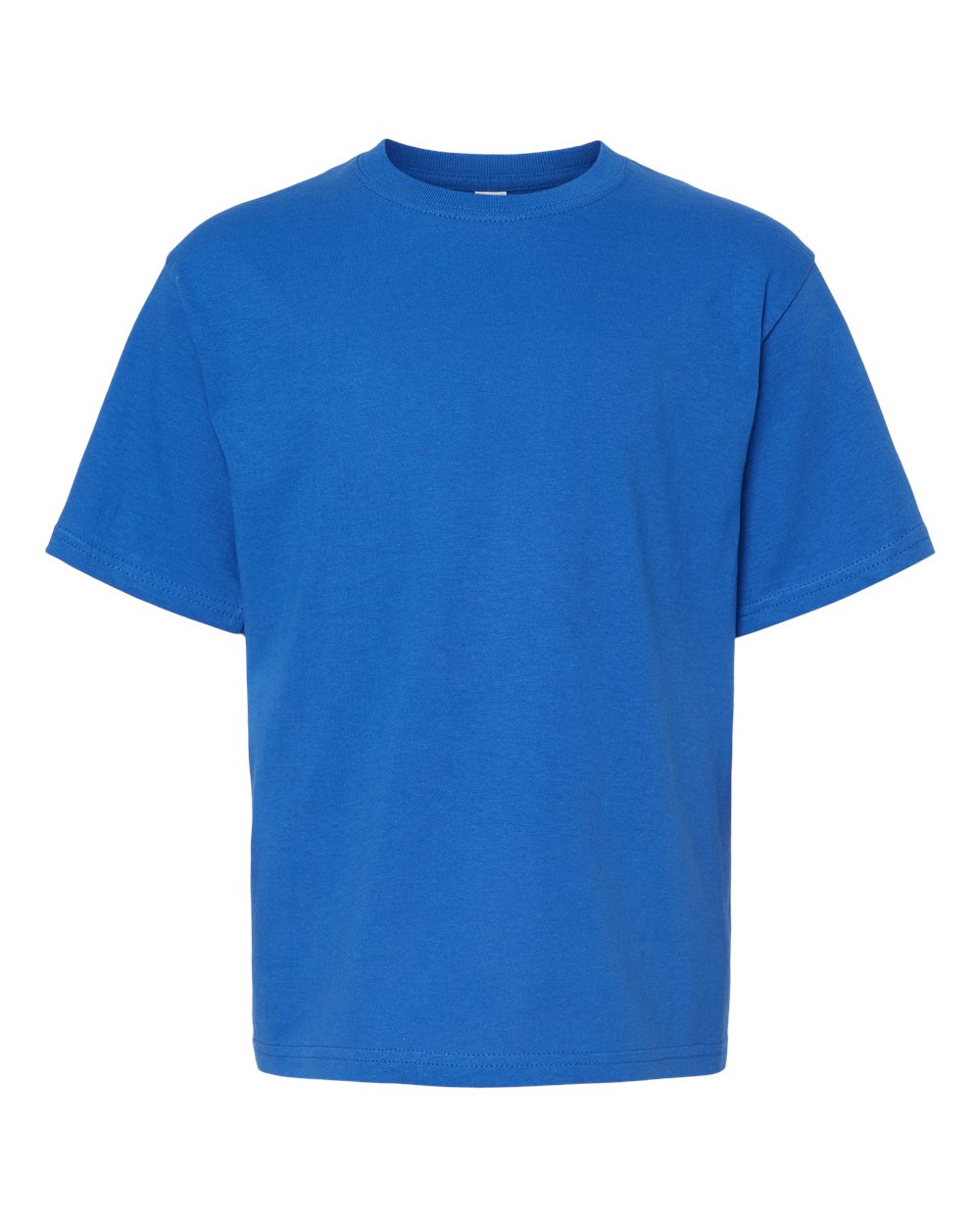 Youth Gold Soft Touch T-Shirt - Front - B01842142 - Royal