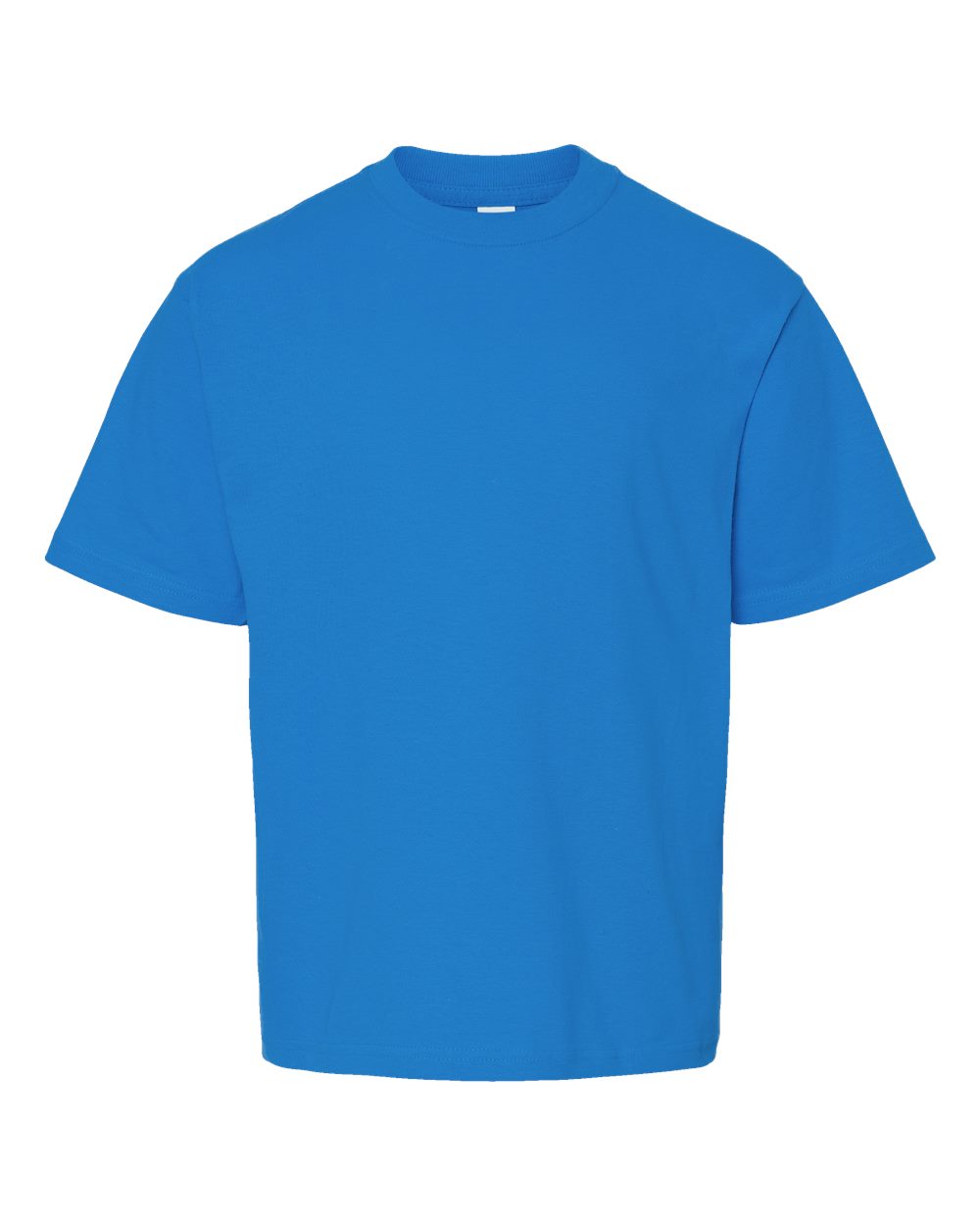 Youth Gold Soft Touch T-Shirt - Front - B01842232 - Ocean Blue