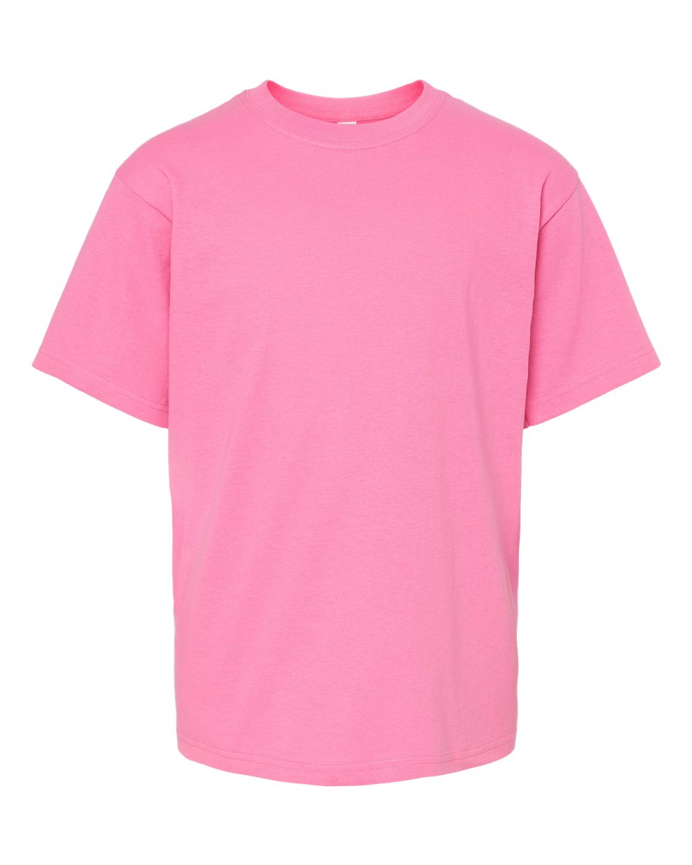 Youth Gold Soft Touch T-Shirt - Front - B01842562 - Azalea