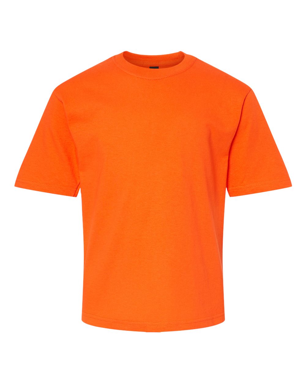 Youth Gold Soft Touch T-Shirt - Front - B01842662 - Orange