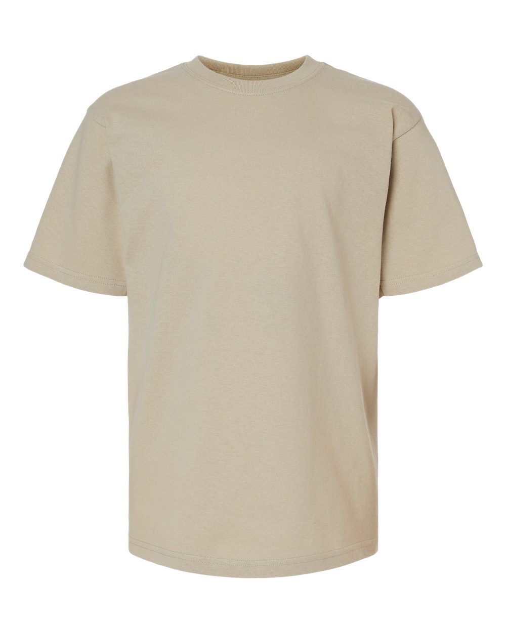 Youth Gold Soft Touch T-Shirt - Front - B01842732 - Sand