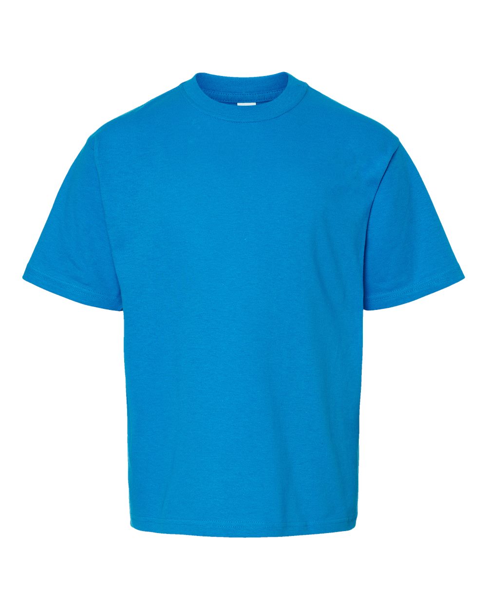 Youth Gold Soft Touch T-Shirt - Front - B01842962 - Turquoise