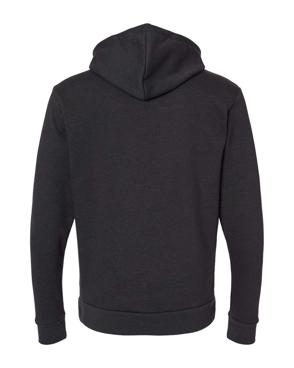 Unisex Malibu Hoodie Sweatshirt - Back - B03018512 - Heather Black