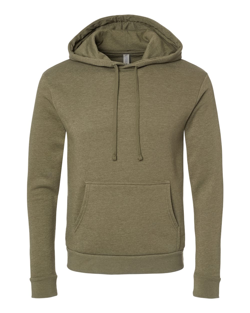 Unisex Malibu Hoodie Sweatshirt - Front - B03018062 - Heather Military Green