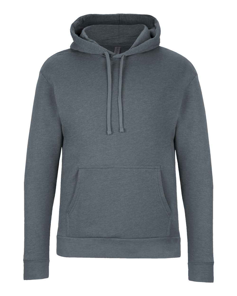 Unisex Malibu Hoodie Sweatshirt - Front - B03018102 - Heather Slate Blue