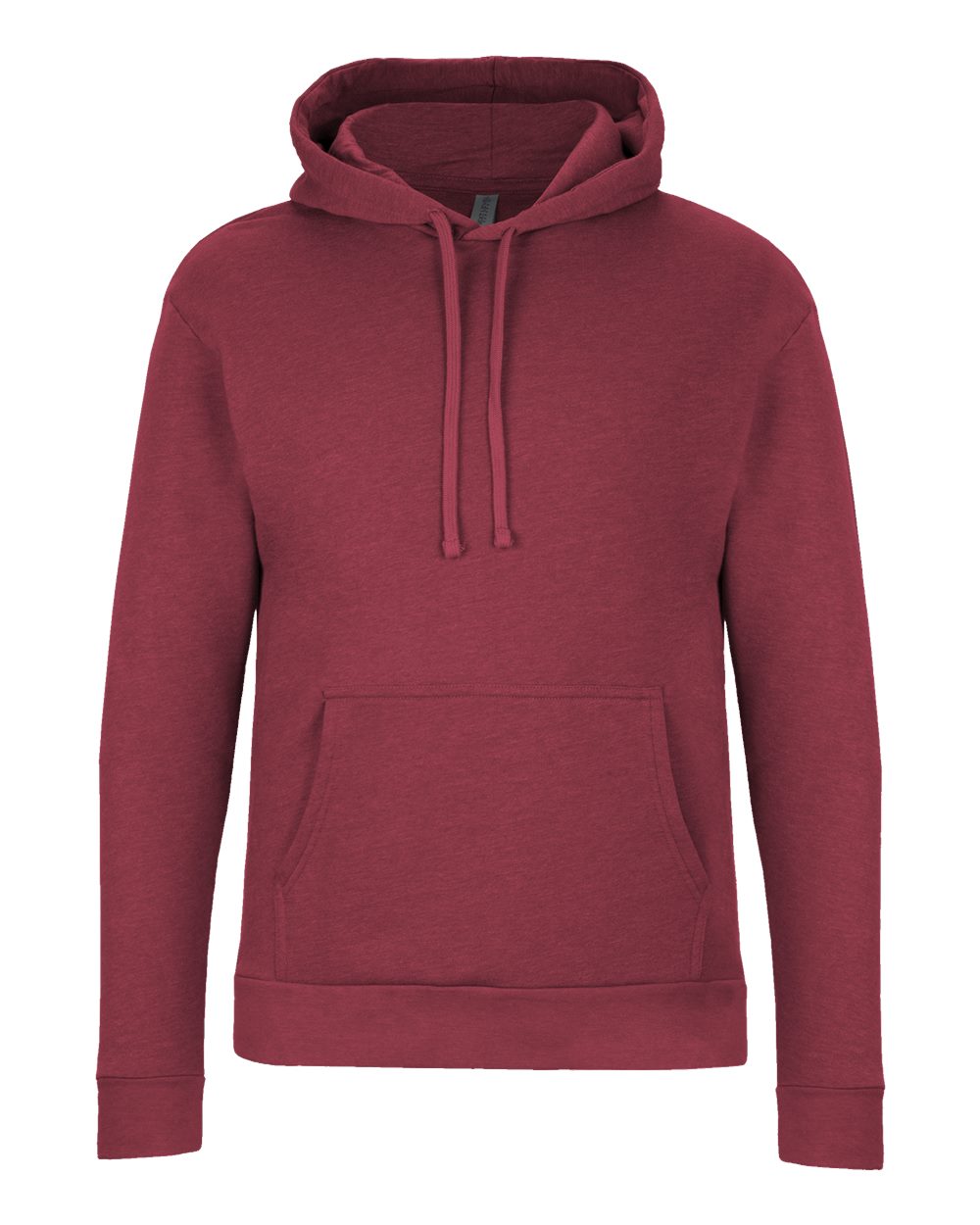 Unisex Malibu Hoodie Sweatshirt - Front - B03018532 - Heather Cardinal