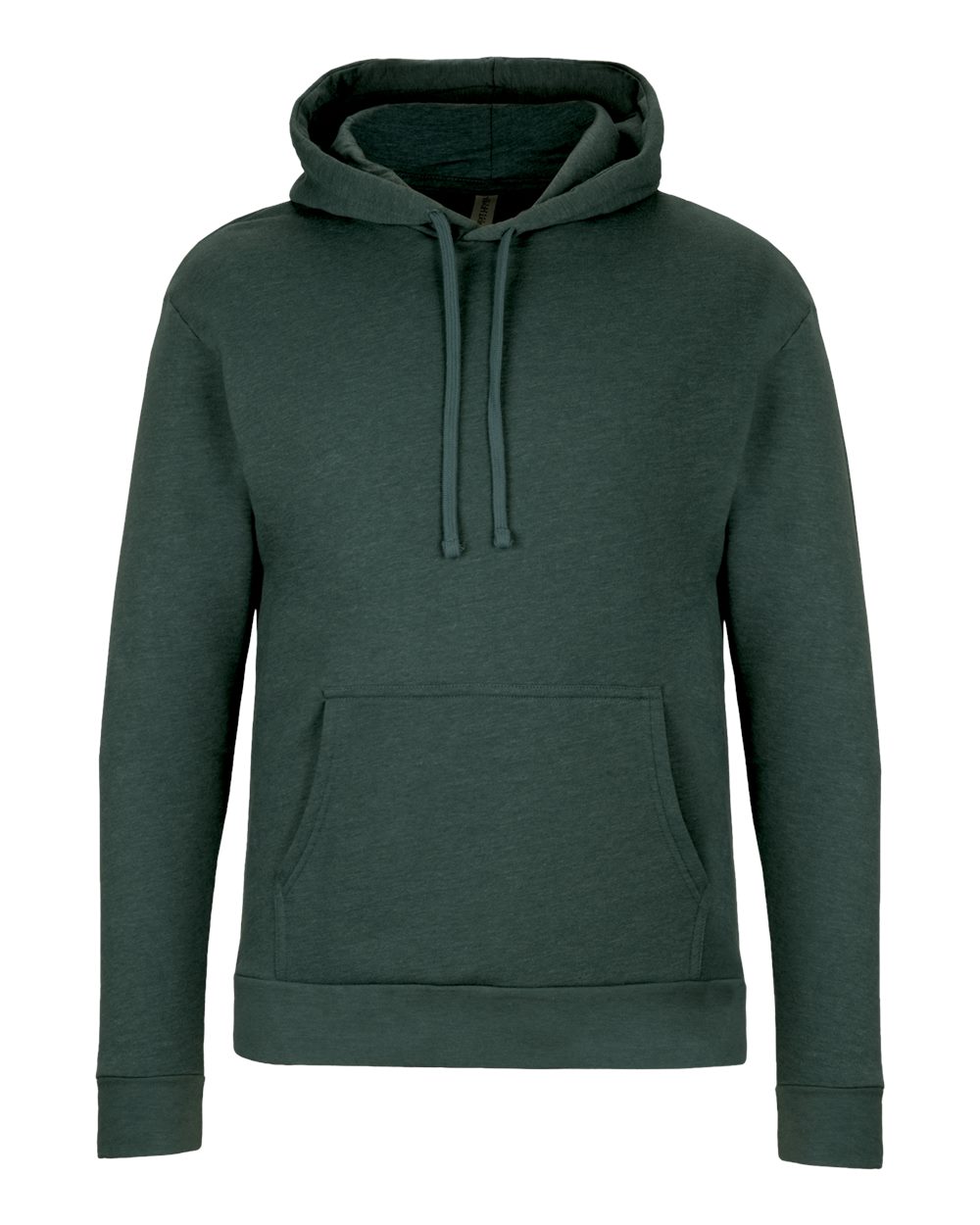 Unisex Malibu Hoodie Sweatshirt - Front - B03018542 - Heather Forest Green