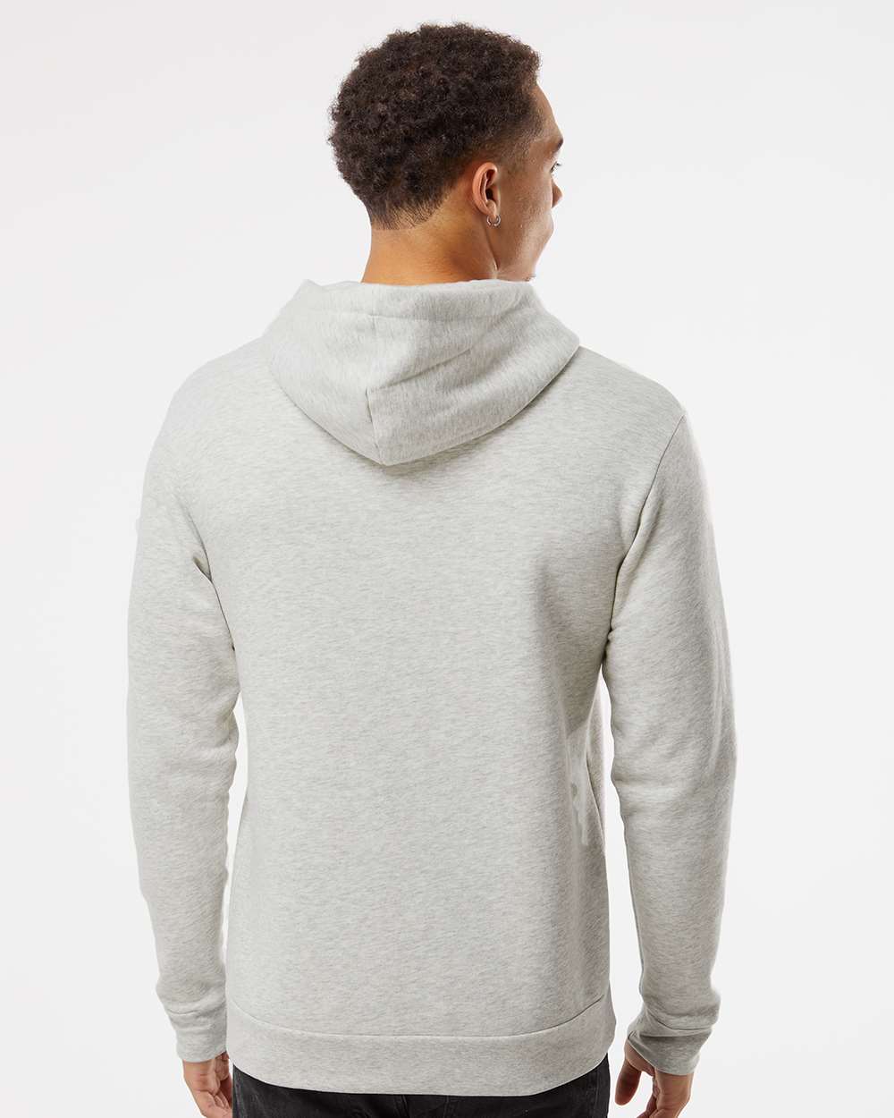 Unisex Malibu Hoodie Sweatshirt - OnModelBack - B03018242 - Oatmeal