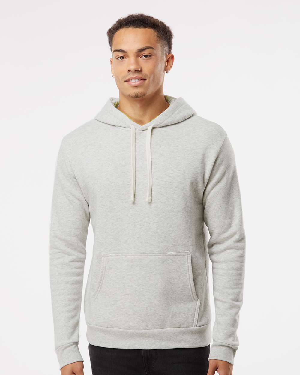 Unisex Malibu Hoodie Sweatshirt - OnModelFront - B03018242 - Oatmeal