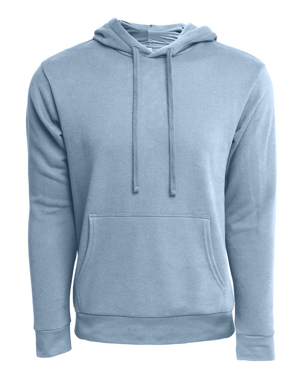 Unisex Laguna Sueded Hoodie Sweatshirt - Front - B03118252 - Stonewash Denim