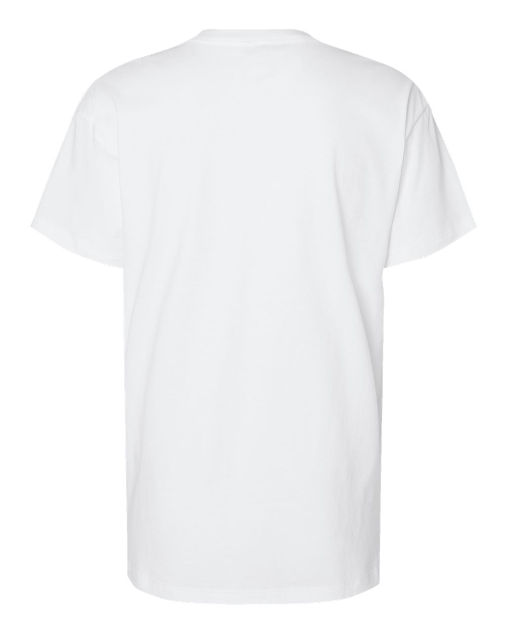 Women's Cotton Relaxed T-Shirt - Back - B03418002 - White