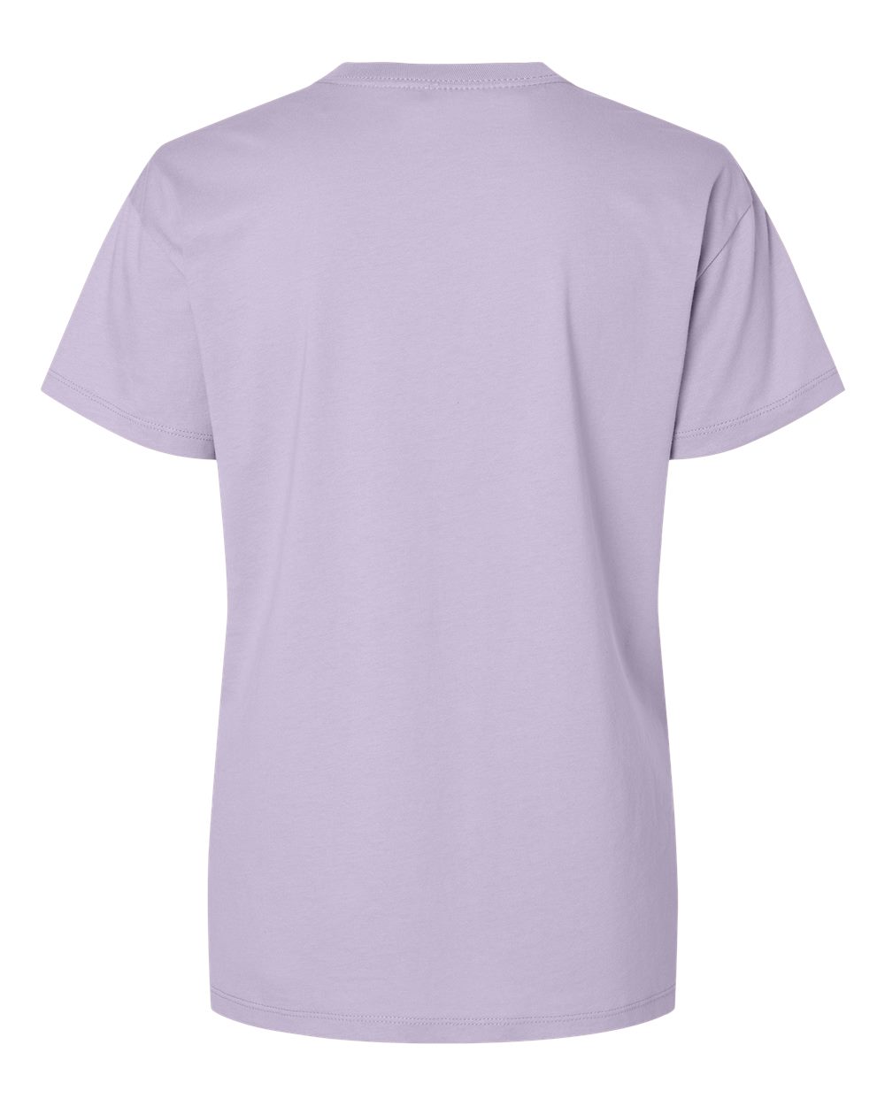 Women's Cotton Relaxed T-Shirt - Back - B03418212 - Lavender