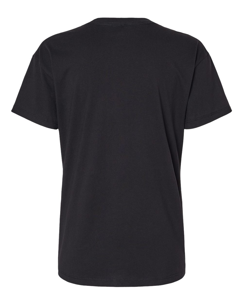 Women's Cotton Relaxed T-Shirt - Back - B03418502 - Black
