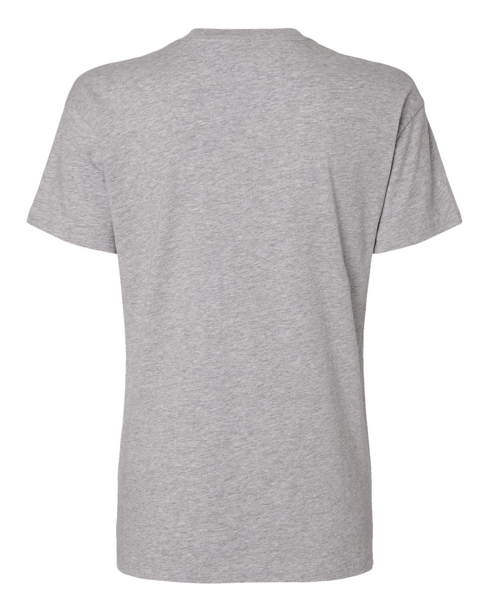 Women's Cotton Relaxed T-Shirt - Back - B03418582 - Heather Grey