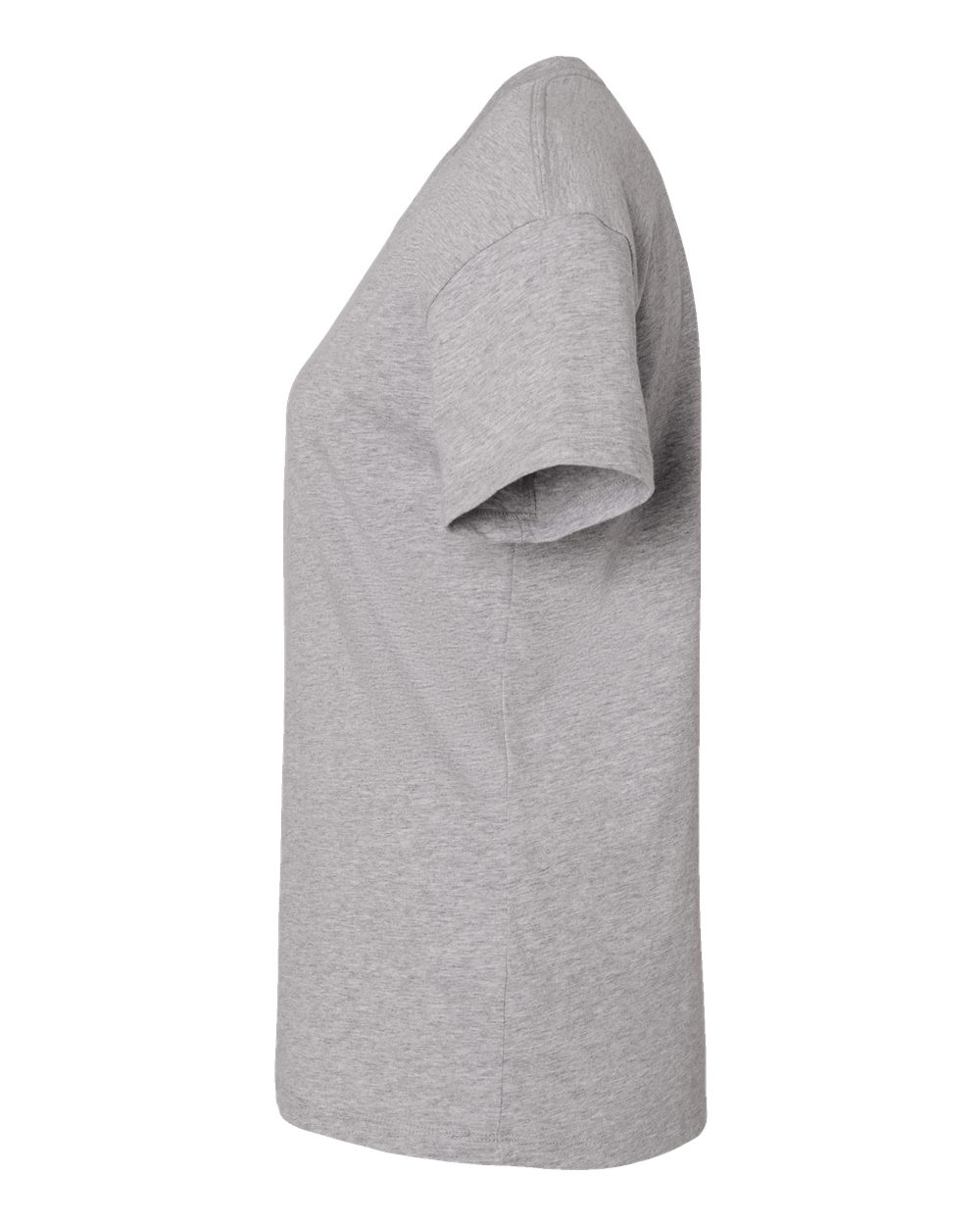 Women's Cotton Relaxed T-Shirt - DirectSide - B03418582 - Heather Grey