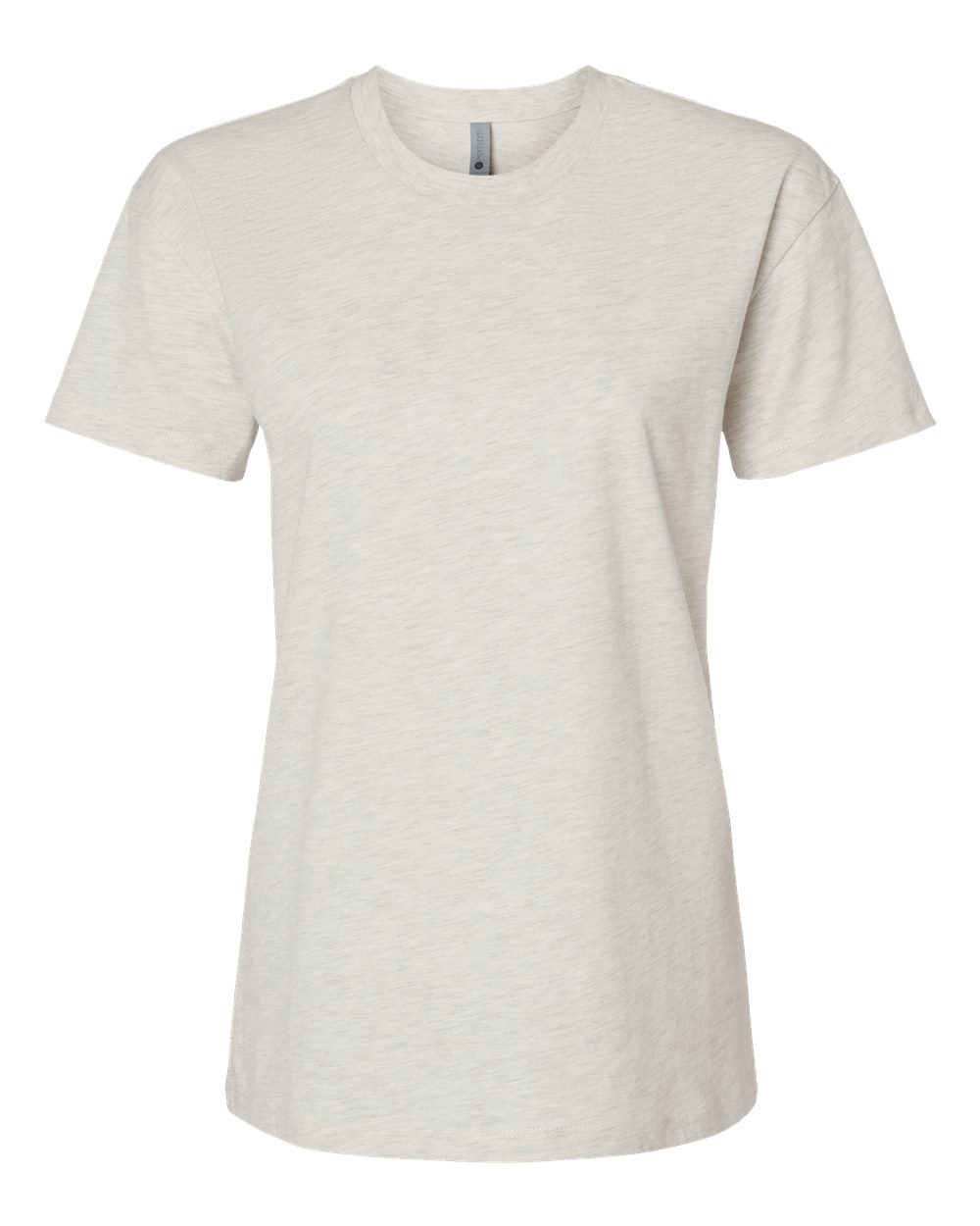 Women's Cotton Relaxed T-Shirt - Front - B03418232 - Oatmeal