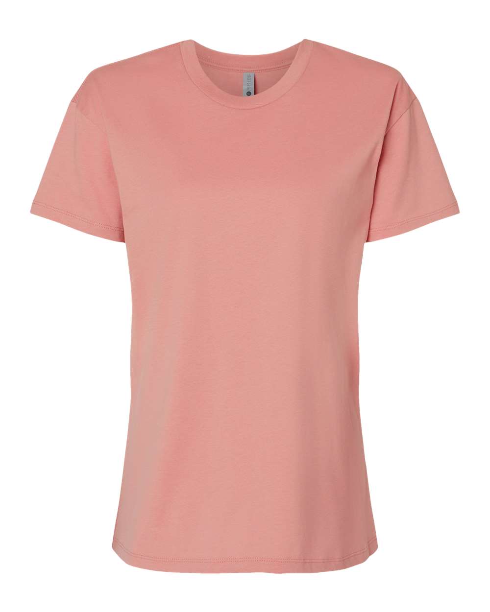 Women's Cotton Relaxed T-Shirt - Front - B03418302 - Desert Pink