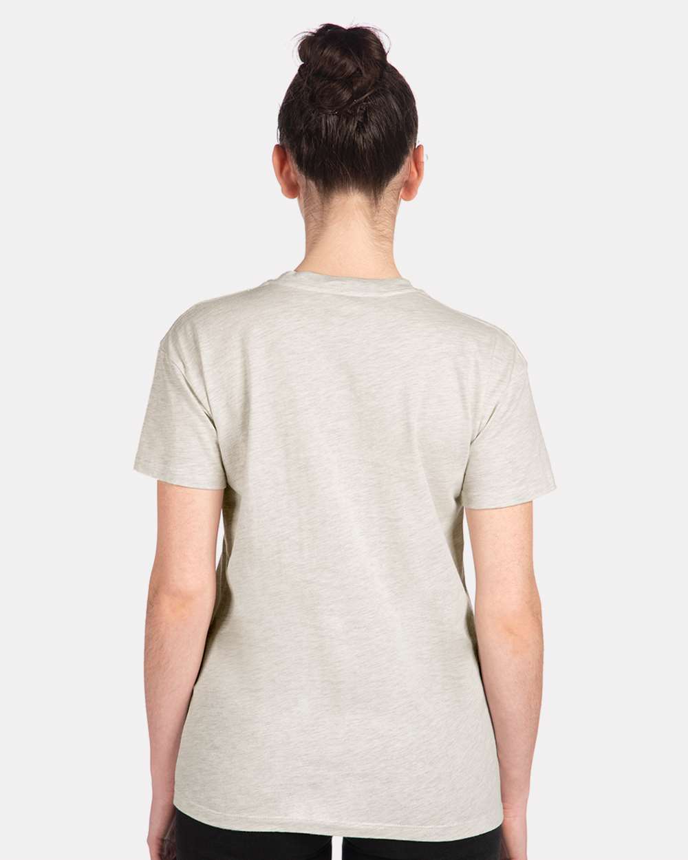 Women's Cotton Relaxed T-Shirt - OnModelBack - B03418232 - Oatmeal
