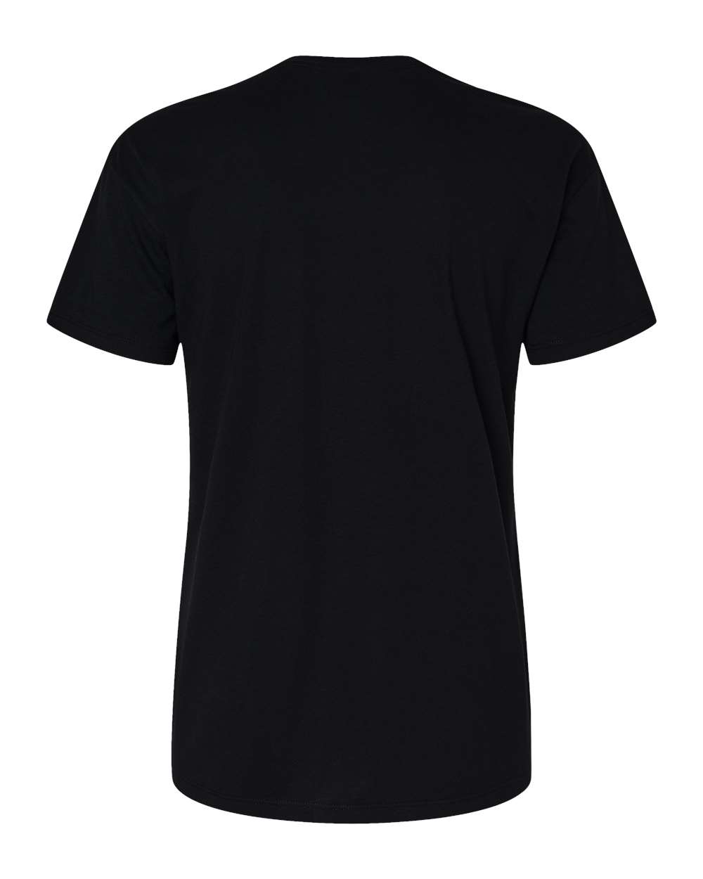 Women's CVC Relaxed T-Shirt - Back - B03718502 - Black