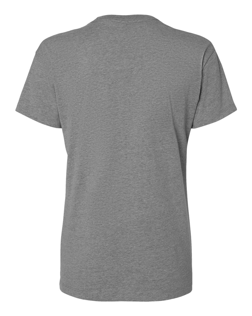 Women's CVC Relaxed T-Shirt - Back - B03718592 - Dark Heather Grey