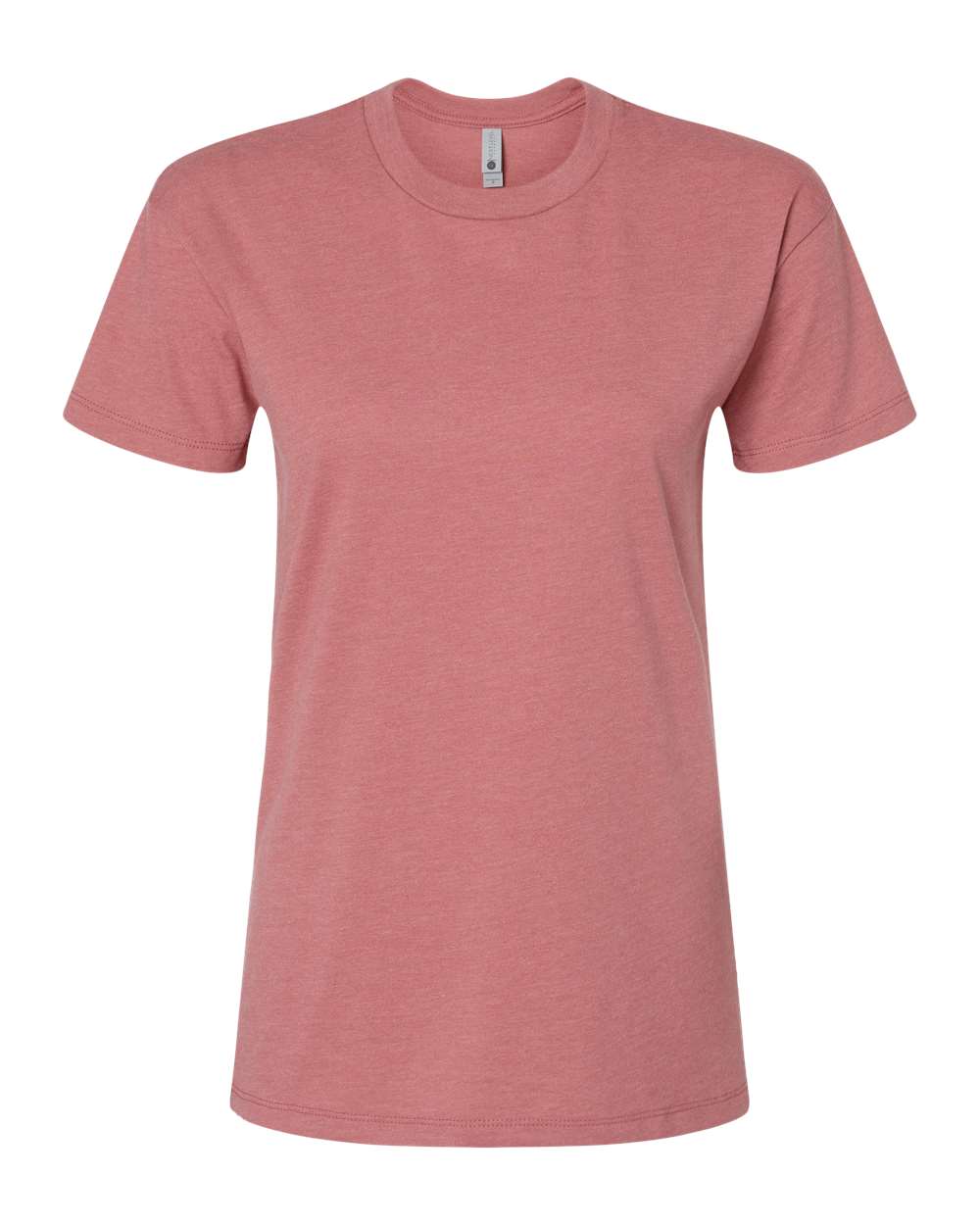 Women's CVC Relaxed T-Shirt - Front - B03718302 - Heather Mauve