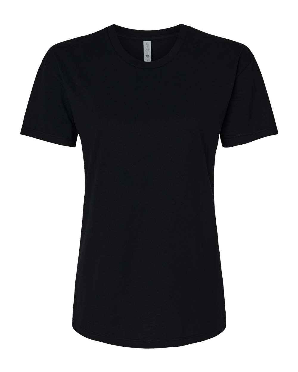 Women's CVC Relaxed T-Shirt - Front - B03718502 - Black
