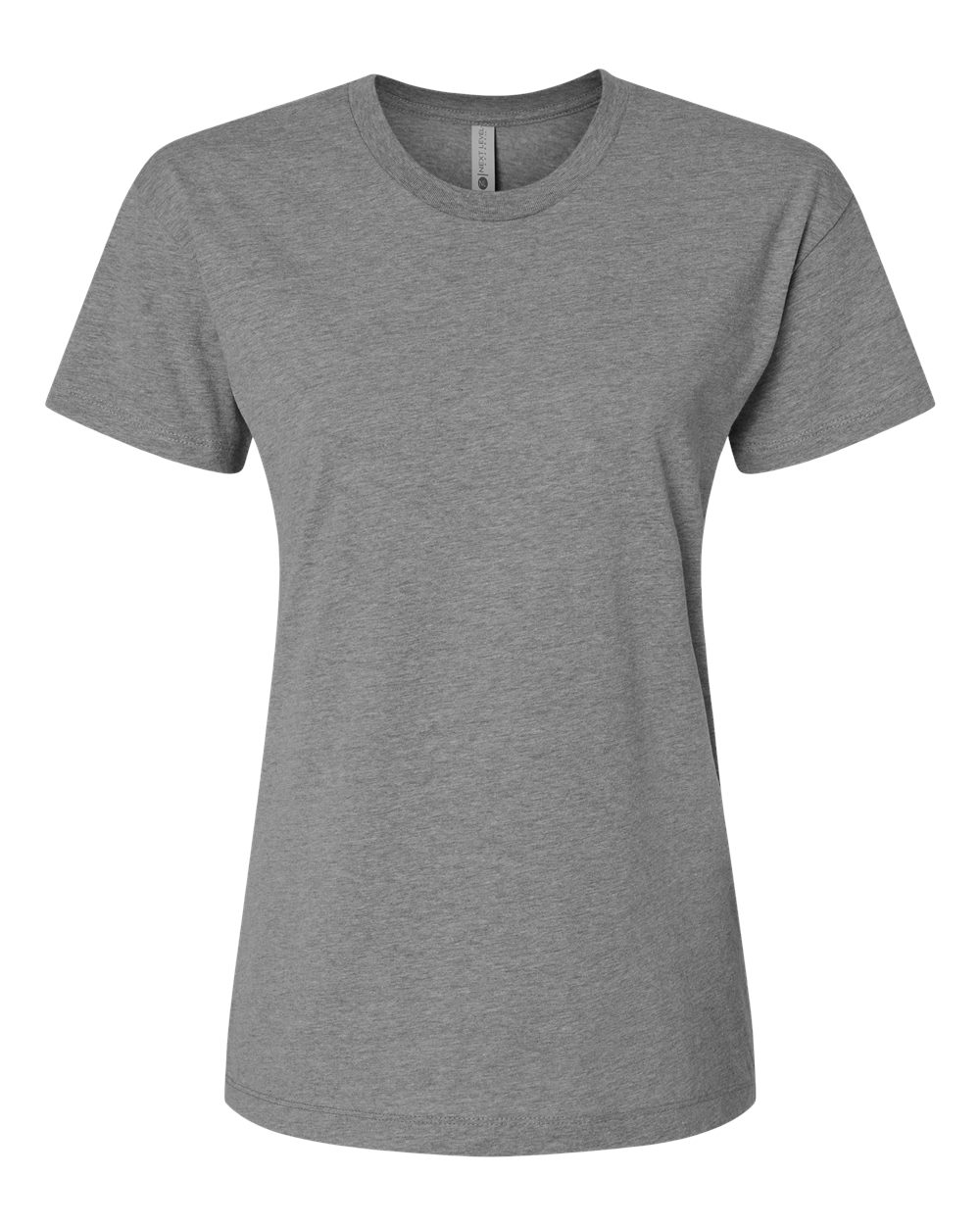 Women's CVC Relaxed T-Shirt - Front - B03718592 - Dark Heather Grey