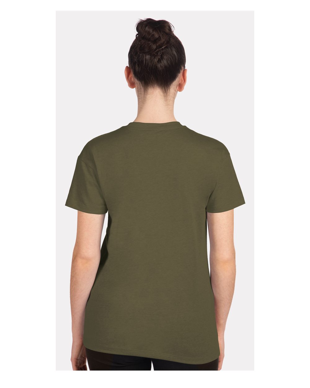 Women's CVC Relaxed T-Shirt - OnModelBack - B03718062 - Military Green
