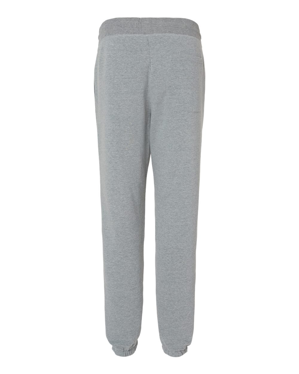 Unisex Fleece Sweatpants - Back - B03918582 - Heather Grey