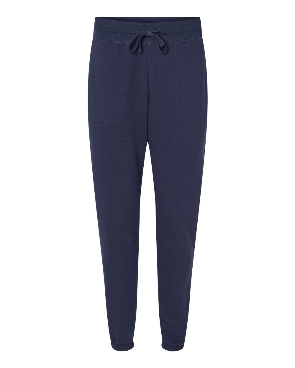 Unisex Fleece Sweatpants - Front - B03918652 - Midnight Navy