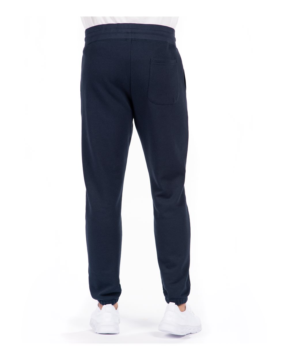 Unisex Fleece Sweatpants - OnModelBack - B03918652 - Midnight Navy