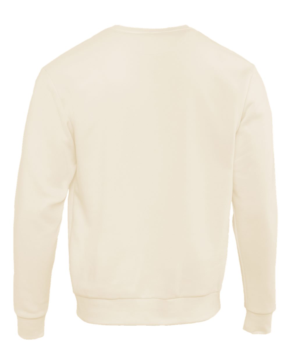 Unisex Santa Barbara Crewneck Sweatshirt - Back - B04518012 - Natural