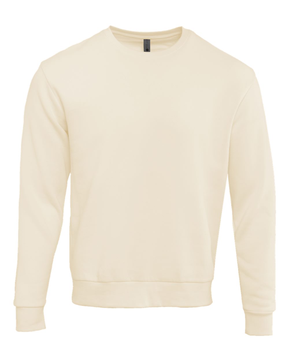 Unisex Santa Barbara Crewneck Sweatshirt - Front - B04518012 - Natural