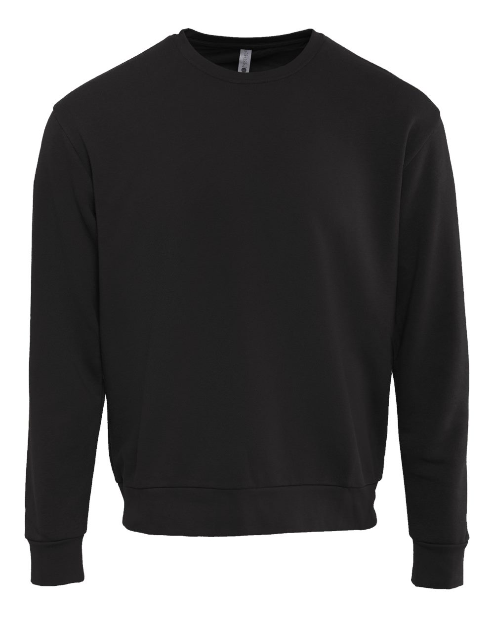 Unisex Santa Barbara Crewneck Sweatshirt - Front - B04518502 - Black