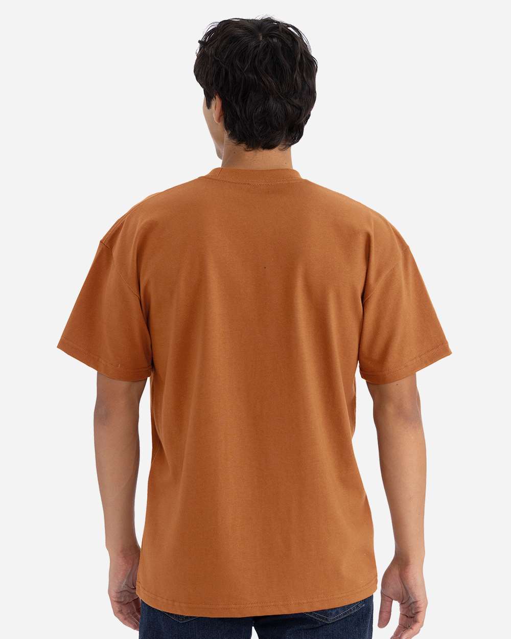 Heavyweight T-Shirt - OnModelBack - B10018002 - Clay