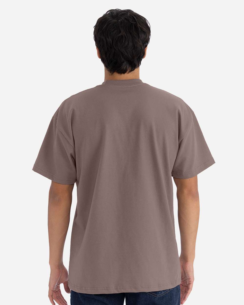 Heavyweight T-Shirt - OnModelBack - B10018012 - Shiitake