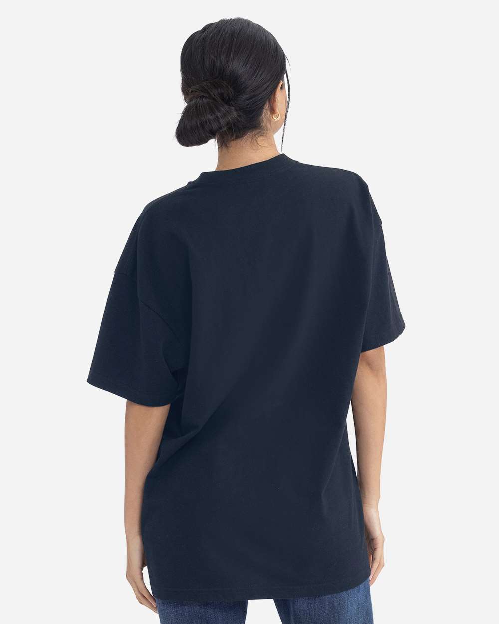 Heavyweight T-Shirt - OnModelBack - B10018652 - Midnight Navy