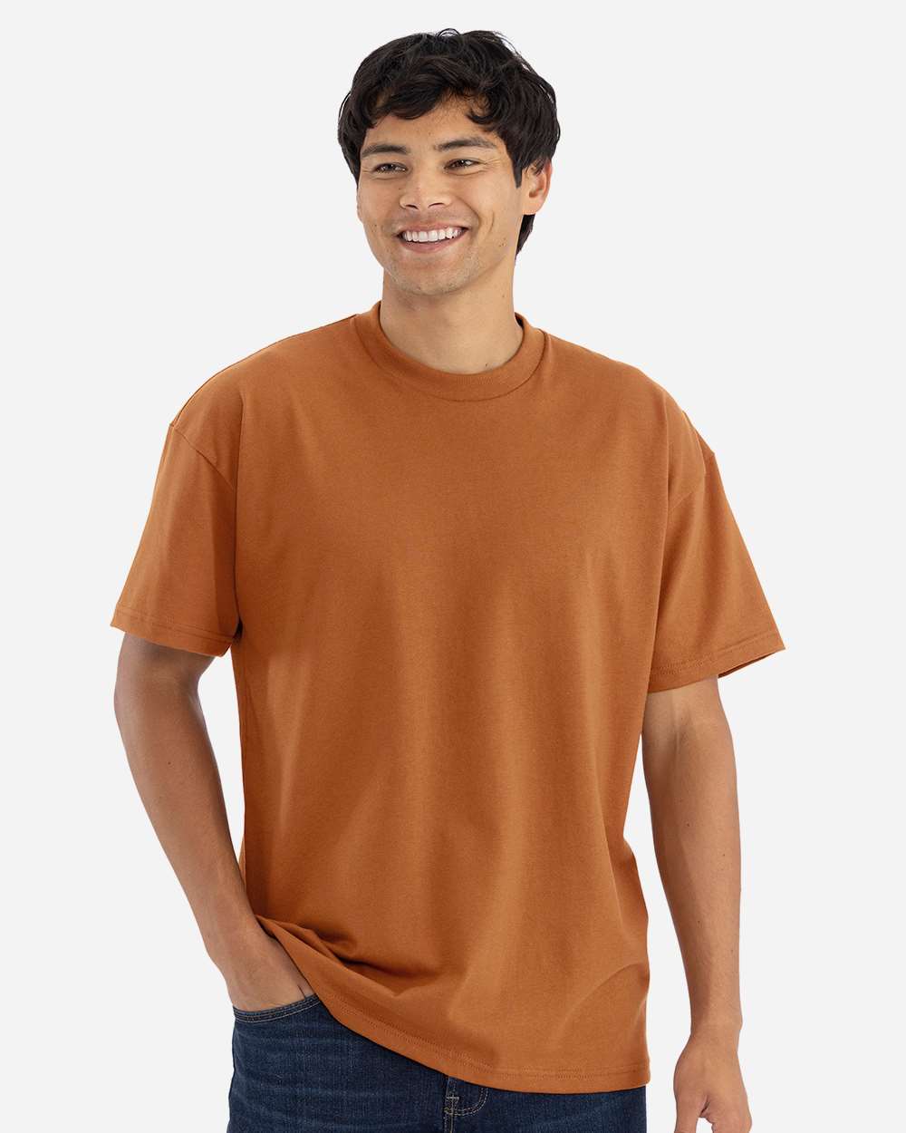 Heavyweight T-Shirt - OnModelFront - B10018002 - Clay