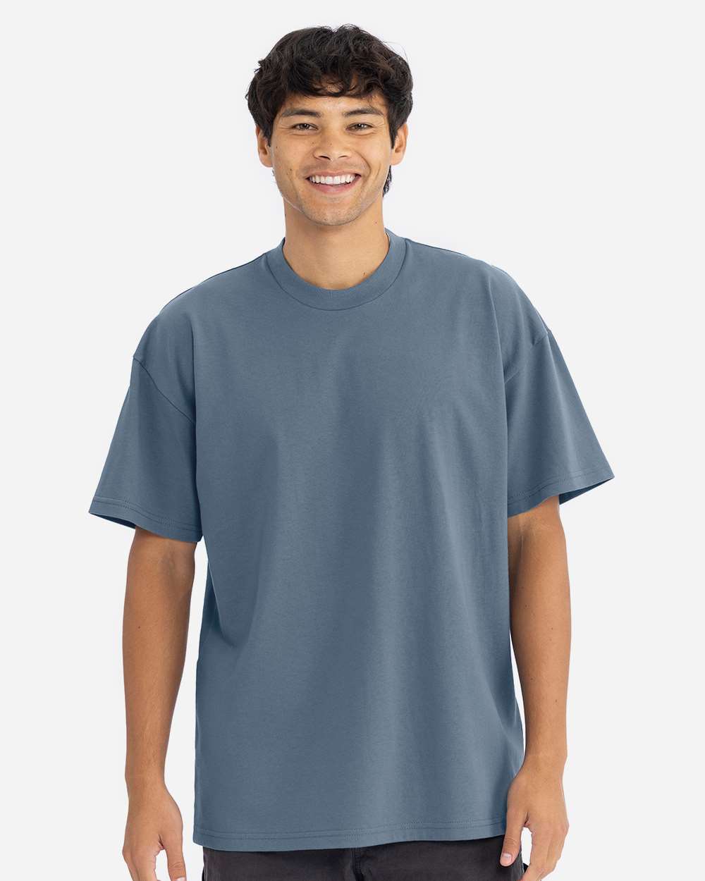 Heavyweight T-Shirt - OnModelFront - B10018252 - Blue Jean