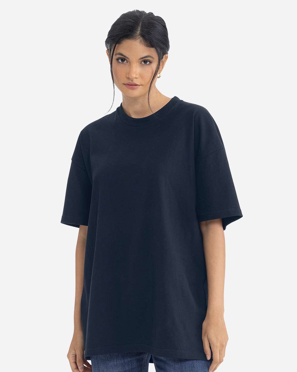 Heavyweight T-Shirt - OnModelFront - B10018652 - Midnight Navy