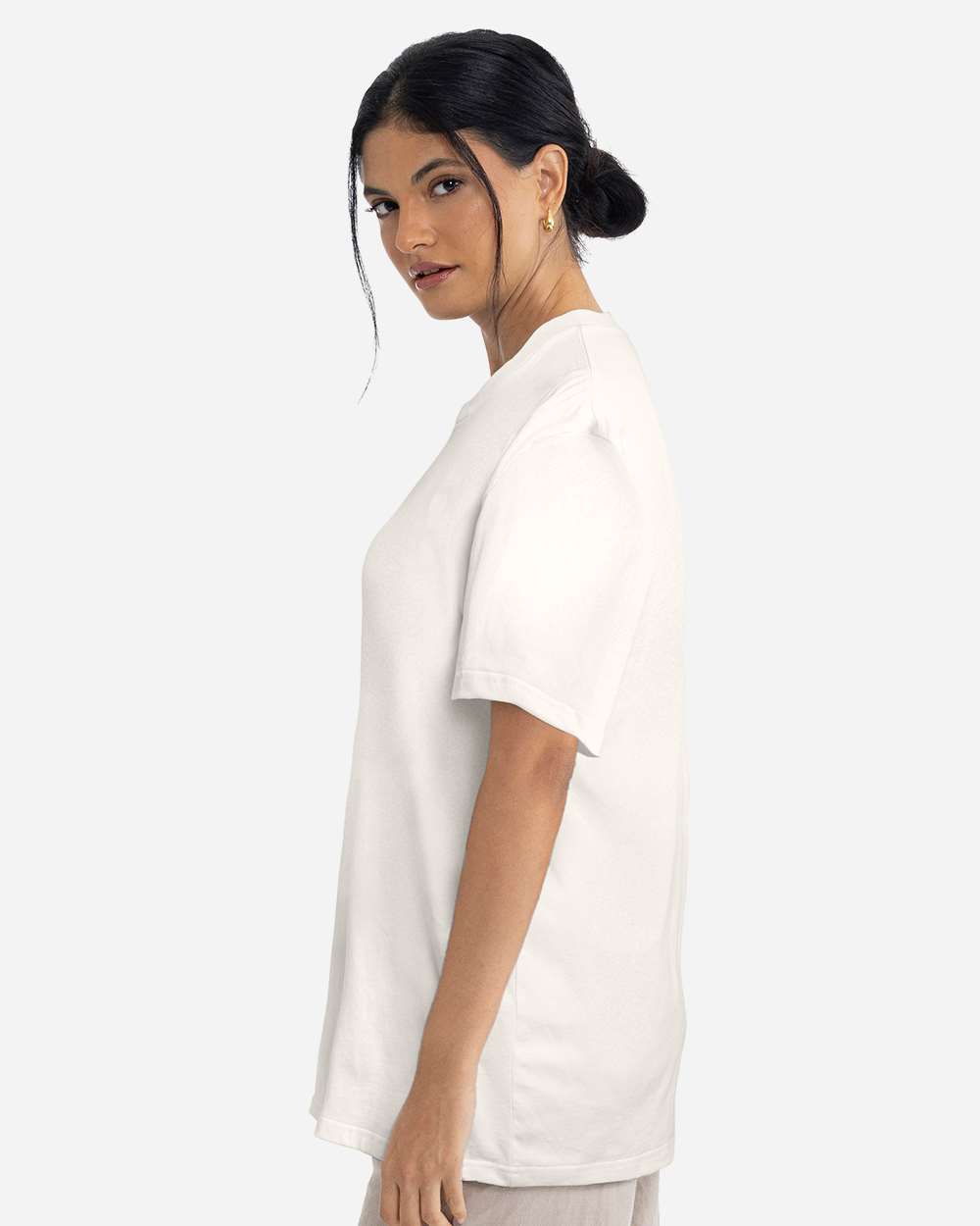 Heavyweight T-Shirt - OnModelSide - B10018242 - Bone