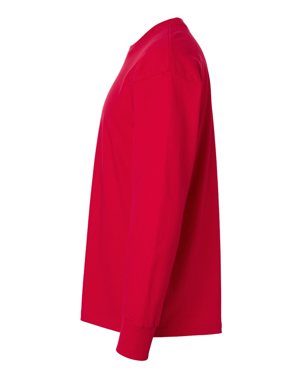 Heavyweight Long Sleeve T-Shirt - DirectSide - B00218702 - Red