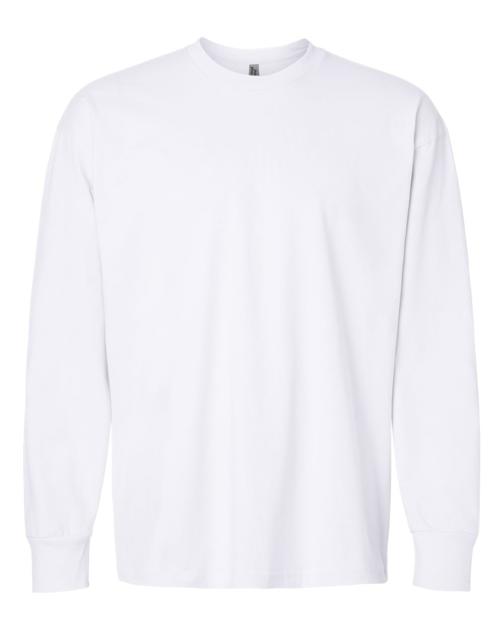 Heavyweight Long Sleeve T-Shirt - Front - B00218002 - White