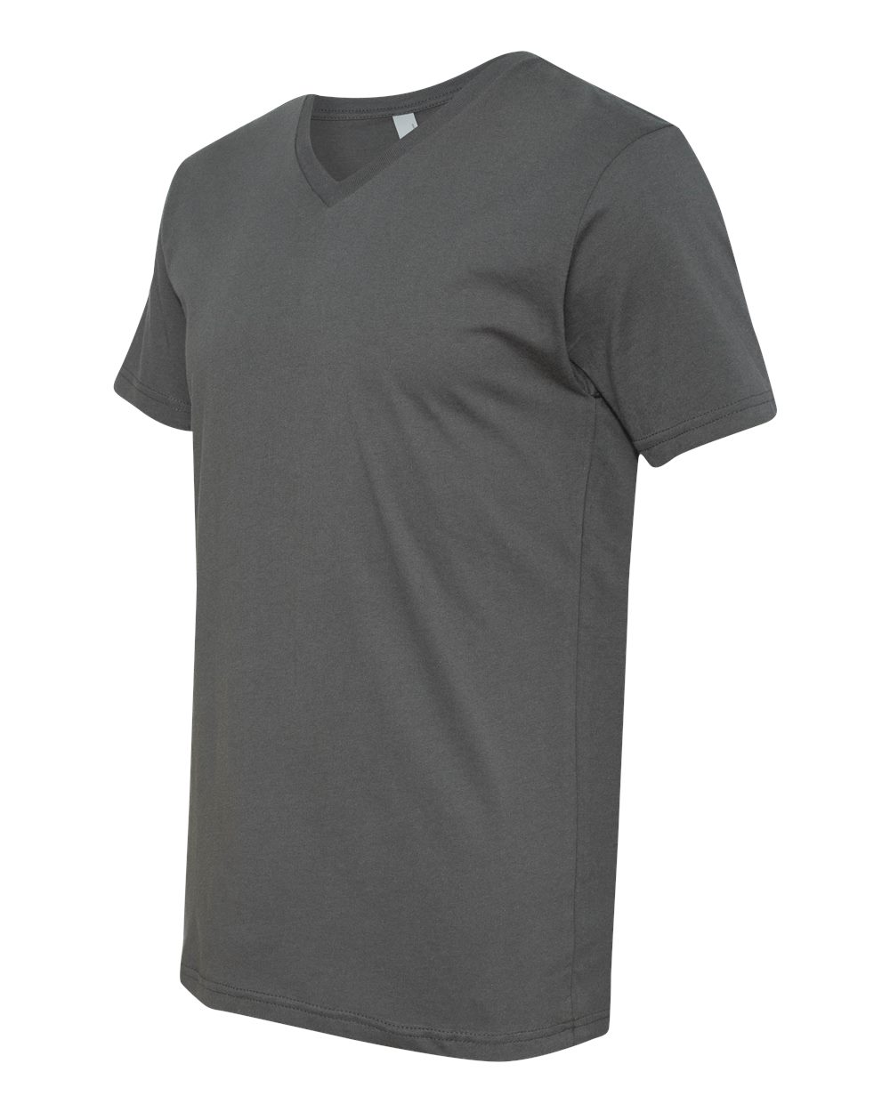 Unisex Cotton V-Neck T-Shirt - Side - B87318092 - Heavy Metal