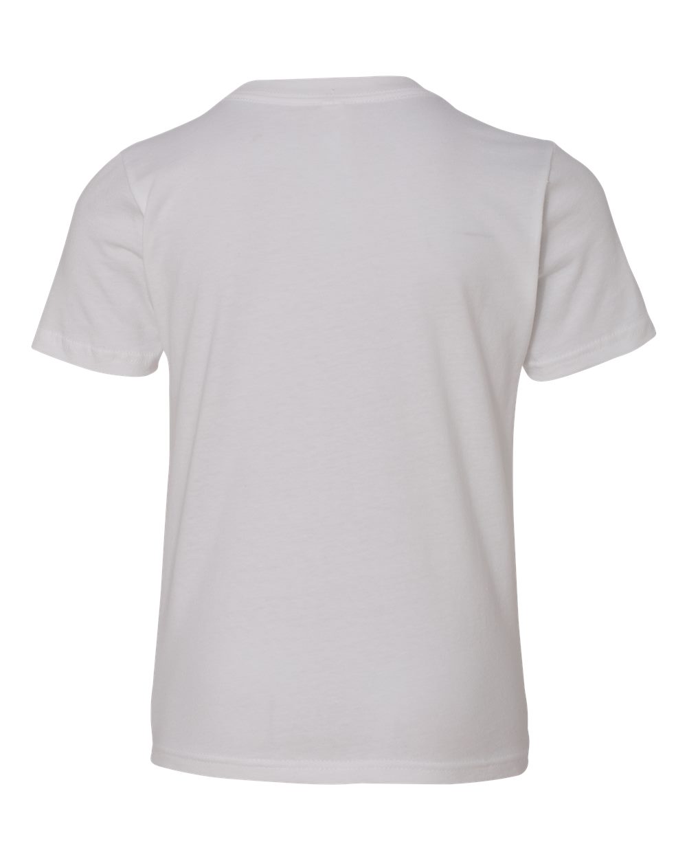 Youth Cotton T-Shirt - Back - B38018002 - White