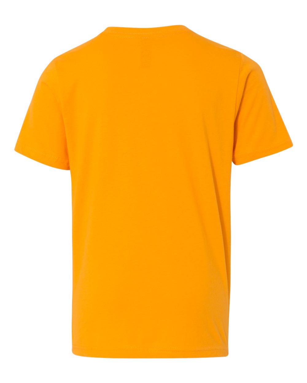 Youth Cotton T-Shirt - Back - B38018122 - Gold