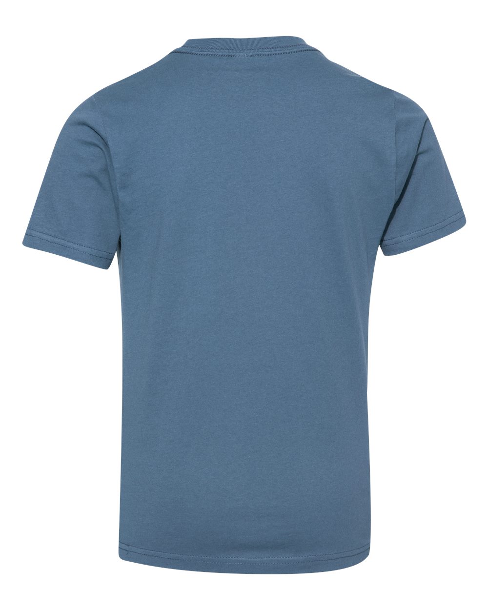 Youth Cotton T-Shirt - Back - B38018222 - Blue Jean
